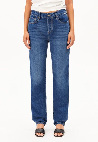 ARMEDANGELS AAVELINE - Damen Straight Jeans recycelte Baumwolle von ARMEDANGELS