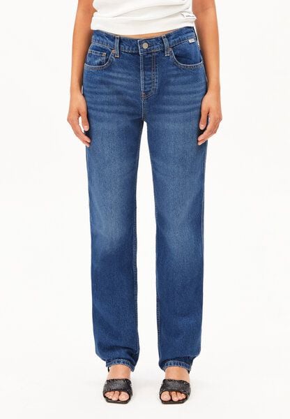 ARMEDANGELS AAVELINE - Damen Straight Jeans recycelte Baumwolle von ARMEDANGELS