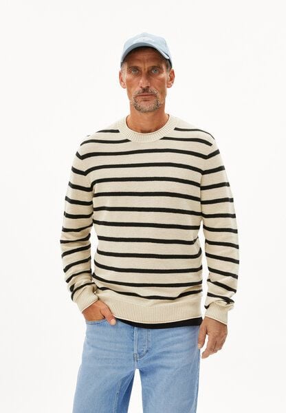 ARMEDANGELS AJAANI LINO STRIPES - Herren Pullover aus Leinen-Mix von ARMEDANGELS