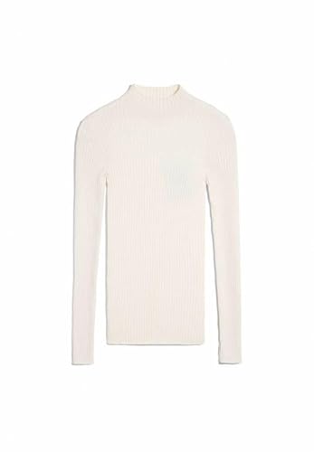 ARMEDANGELS ALAANIA - Damen XS Oatmilk Strick Pullover Mock-Ausschnitt Fitted von ARMEDANGELS