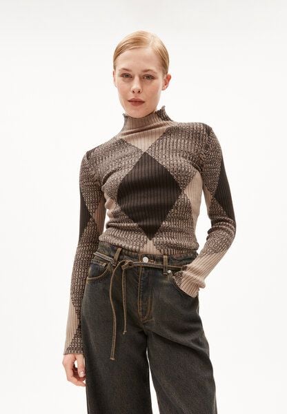 ARMEDANGELS ALAANIA ARGYLE - Damen Pullover Slim Fit aus Bio-Baumwolle ARMEDANGELS ALAANIA ARGYLE - Damen Pullover Slim Fit aus Bio-Baumwolle von ARMEDANGELS