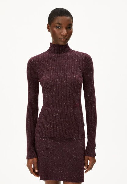 ARMEDANGELS ALAANIA TWEED Damen Pullover aus recyclem Bio-Woll Mix von ARMEDANGELS