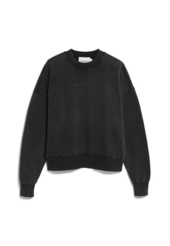 ARMEDANGELS Damen Sweatshirt aus Bio-Baumwolle ALIZAA GMT DYE Oversized Fit Black von ARMEDANGELS