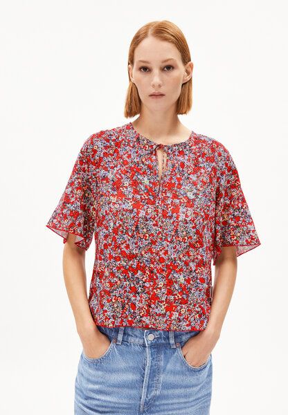 ARMEDANGELS ANDRIKAA MOSAIC LINO - Damen Bluse aus Leinen-Mix von ARMEDANGELS