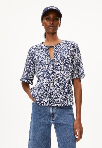 ARMEDANGELS ANDRIKAA MOSAIC LINO - Damen Bluse aus Leinen-Mix von ARMEDANGELS