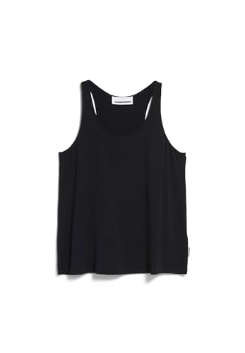 ARMEDANGELS ARELINAA - Damen XL Black Shirts Top Tiefer Rundhalsausschnitt Regular Fit von ARMEDANGELS