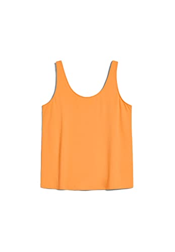 ARMEDANGELS ASHRAANI SOLID - Damen L Mangorange Shirts Top Tiefer Rundhalsausschnitt Regular Fit von ARMEDANGELS