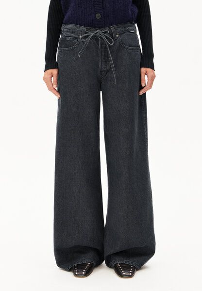 ARMEDANGELS ASTRAEAAS - Damen Wide Leg Mid Waist aus Lyocell Baumwoll Mix von ARMEDANGELS