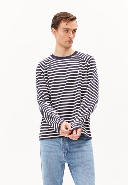 ARMEDANGELS BAARN STRIPES - Herren Sweatshirt Regular Fit aus Bio-Baumwolle von ARMEDANGELS