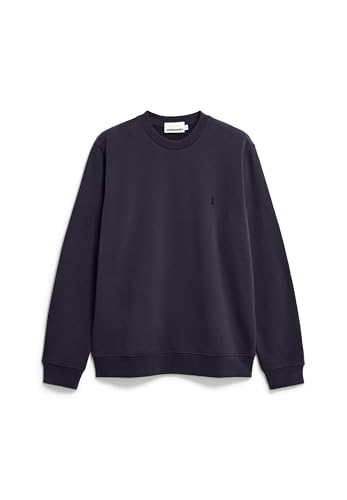 ARMEDANGELS Herren Sweatshirt aus recyceltem Baumwoll Mix BAARO Comfort Regular Fit Night Sky von ARMEDANGELS