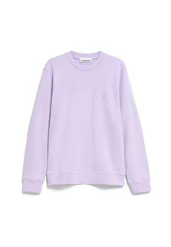 ARMEDANGELS BAARO Comfort - Herren XXL Lavender Light Sweatshirts, Sweat Shirts Rundhalsausschnitt Regular Fit von ARMEDANGELS