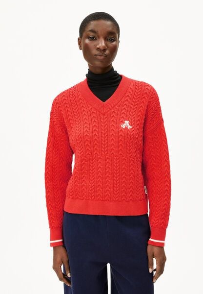 ARMEDANGELS CAARLAS CABLE - Damen Pullover aus Bio-Baumwolle von ARMEDANGELS