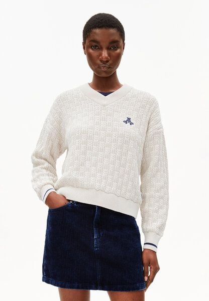 ARMEDANGELS CAARLAS STRUCTURE - Damen Pullover aus Bio-Baumwolle von ARMEDANGELS