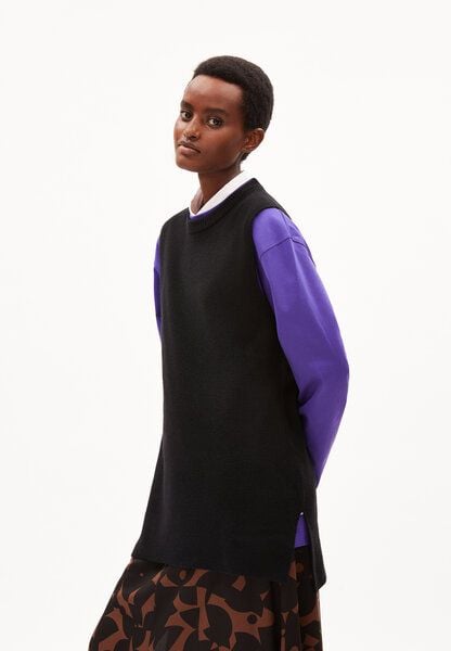 ARMEDANGELS CAMILIAA - Damen Stricktop Relaxed Fit aus Bio-Woll Mix von ARMEDANGELS