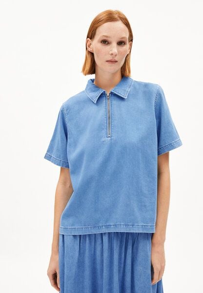 ARMEDANGELS CINZIAA - Damen Jeansbluse aus Bio-Baumwoll Mix von ARMEDANGELS