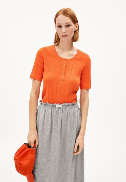 ARMEDANGELS CRISPINAA CREPE - Damen Strickshirt aus Bio-Baumwolle von ARMEDANGELS