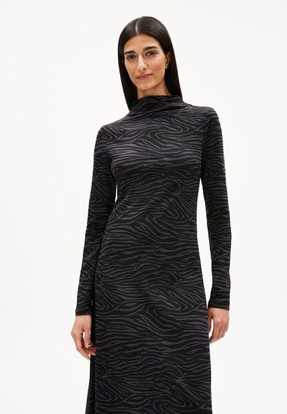 ARMEDANGELS DAILIMAA ZEBRARAA - Damen Jerseykleid aus Bio-Baumwoll Mix von ARMEDANGELS