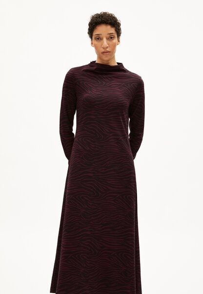 ARMEDANGELS DAILIMAA ZEBRARAA - Damen Jerseykleid aus Bio-Baumwoll Mix von ARMEDANGELS
