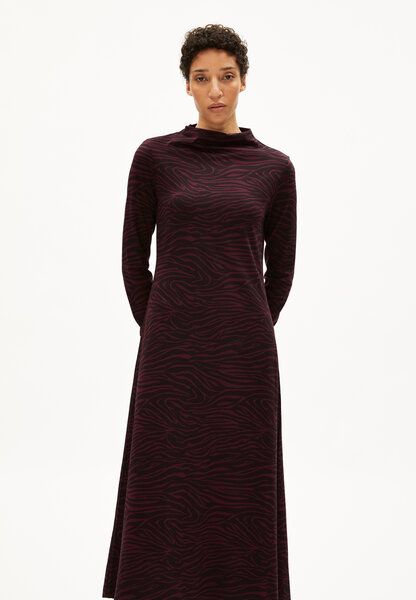 ARMEDANGELS DAILIMAA ZEBRARAA - Damen Jerseykleid aus Bio-Baumwoll Mix von ARMEDANGELS