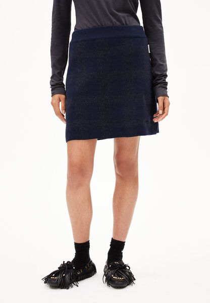 ARMEDANGELS DARLAA CHECK - Damen Strickrock aus Bio-Woll Mix von ARMEDANGELS