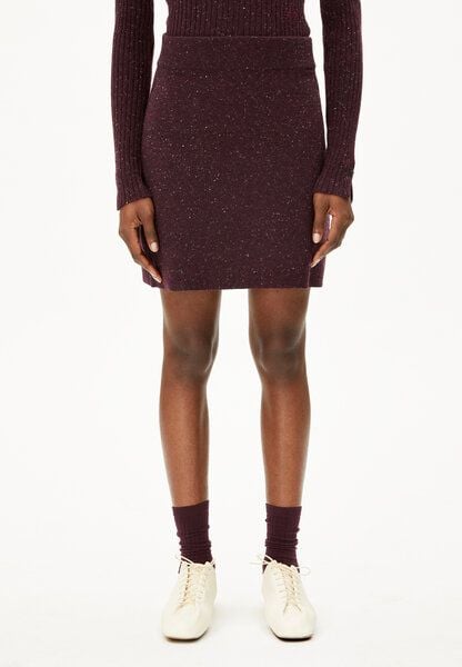 ARMEDANGELS DARLAA TWEED - Damen Strickrock aus Bio-Woll Mix von ARMEDANGELS