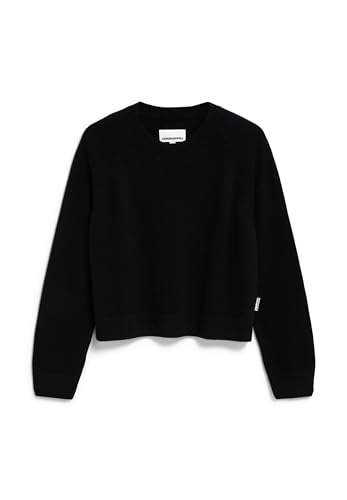 ARMEDANGELS Damen Pullover aus recyclem Bio-Woll Mix DILIRIAA REGLANA Loose Fit Black von ARMEDANGELS
