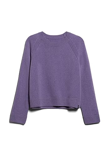 ARMEDANGELS DILIRIAA REGLANA - Damen L Purple Stone Strick Pullover Rundhalsausschnitt Loose Fit von ARMEDANGELS