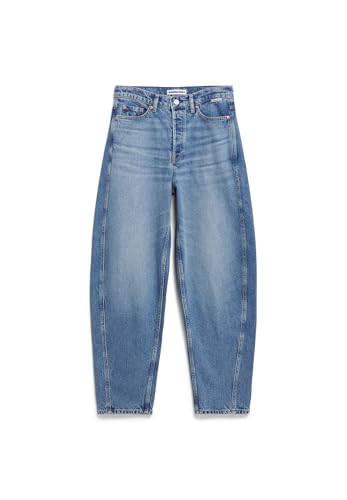 ARMEDANGELS Damen Barrel Jeans recycelte Baumwolle BAARELL Loose Fit Crunchy von ARMEDANGELS