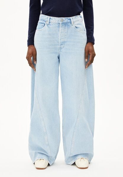 ARMEDANGELS - Damen Barrel Leg Mid Waist aus recycelter Baumwolle von ARMEDANGELS
