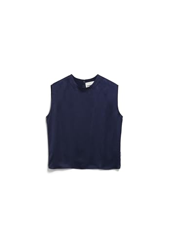 ARMEDANGELS Damen Bluse aus Naia™ Renew NERAALI NIALAA Relaxed Fit Tinted Navy von ARMEDANGELS