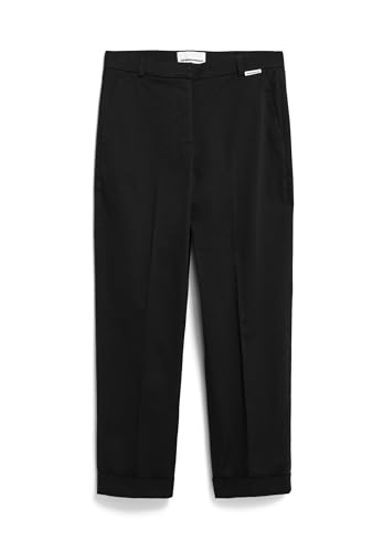 ARMEDANGELS Damen Chino Hose aus Bio-Baumwoll Mix KAADWI Relaxed Fit Black von ARMEDANGELS