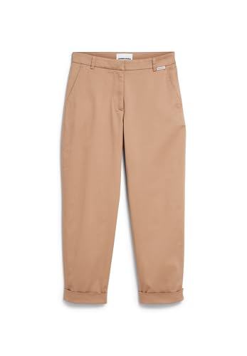 ARMEDANGELS Damen Chino Hose aus Bio-Baumwoll Mix KAADWI Relaxed Fit Cinnamon Dust von ARMEDANGELS