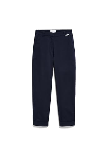 ARMEDANGELS Damen Chino Hose aus Bio-Baumwoll Mix KAADWI Relaxed Fit Night Sky von ARMEDANGELS
