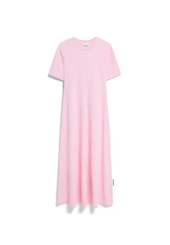 ARMEDANGELS Damen Heavyweight Jerseykleid aus recyceltem Baumwoll Mix LUANAA LITAA Slim Fit Peony von ARMEDANGELS