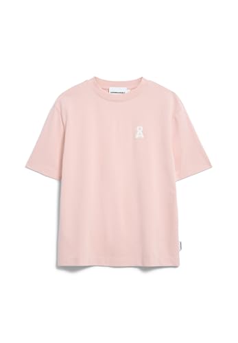 ARMEDANGELS Damen Heavyweight T-Shirt aus recyceltem Baumwoll Mix Iconic Å TARJAA Loose Fit Rosalilly von ARMEDANGELS