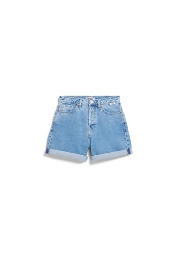 ARMEDANGELS Damen Jeans Shorts aus Hanf-Mix SHEAARI Regular Fit Fresh Blue von ARMEDANGELS