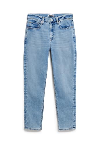 ARMEDANGELS Damen Jeans Tapered Leg Low Waist recycelter Baumwoll Mix Comfort-Stretch CAYAA TARPA Boyfriend Fit 26 Clear von ARMEDANGELS