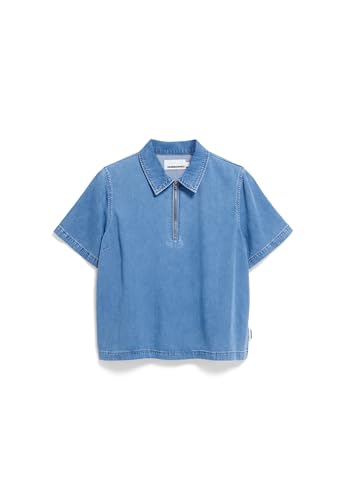 ARMEDANGELS Damen Jeansbluse aus Bio-Baumwoll Mix CINZIAA Relaxed Fit Rhea von ARMEDANGELS