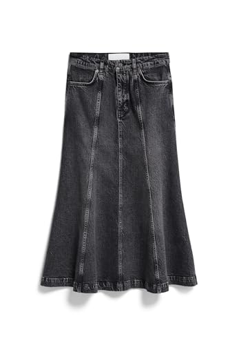 ARMEDANGELS Damen Jeansrock Slim Fit aus Bio-Baumwoll Mix ARIENAA Slim Fit Washed Obsidian von ARMEDANGELS