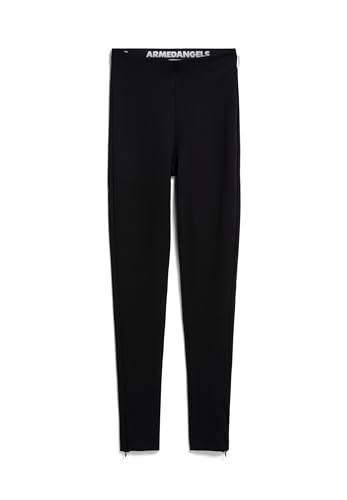 ARMEDANGELS Damen Jerseyhose aus LENZING™ ECOVERO™ Viskose Mix JARLAA MARAA Fitted Black von ARMEDANGELS