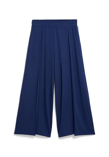 ARMEDANGELS Damen Jerseyhose aus LENZING™ ECOVERO™ Viskose Mix KAARO LINI Relaxed Fit Blue Noon von ARMEDANGELS