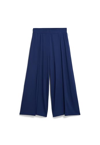 ARMEDANGELS Damen Jerseyhose aus LENZING™ ECOVERO™ Viskose Mix KAARO LINI Relaxed Fit Blue Noon von ARMEDANGELS
