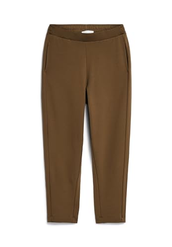 ARMEDANGELS Damen Jerseyhose aus LENZING™ ECOVERO™ Viskose Mix MAGDAALENA Jersey Pant Regular Fit Dried Moss von ARMEDANGELS