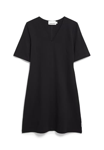 ARMEDANGELS Damen Jerseykleid aus LENZING™ ECOVERO™ Viskose Mix LESJAA Slim Fit Black von ARMEDANGELS