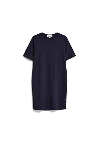 ARMEDANGELS Damen Jerseykleid aus LENZING™ ECOVERO™ Viskose Mix MAARILIANA Loose Fit Night Sky von ARMEDANGELS