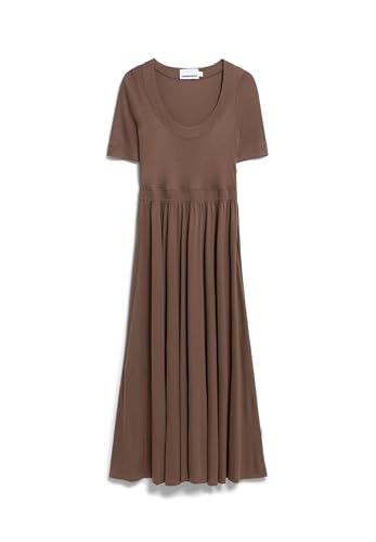 ARMEDANGELS Damen Jerseykleid aus Tencel™ Lyocell BERENIKAA Slim Fit Toasty Tan von ARMEDANGELS