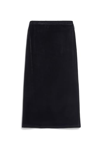 ARMEDANGELS Damen Jerseyrock Slim Fit aus Samt EMOLGAA Slim Fit Black von ARMEDANGELS