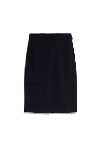 ARMEDANGELS Damen Jerseyrock aus LENZING™ ECOVERO™ Viskose Mix MEDITAA Slim Fit Black von ARMEDANGELS