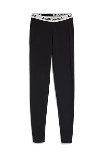 ARMEDANGELS Damen Leggings aus Bio-Baumwoll Mix FARIBAA Iconic Å Fitted Black von ARMEDANGELS