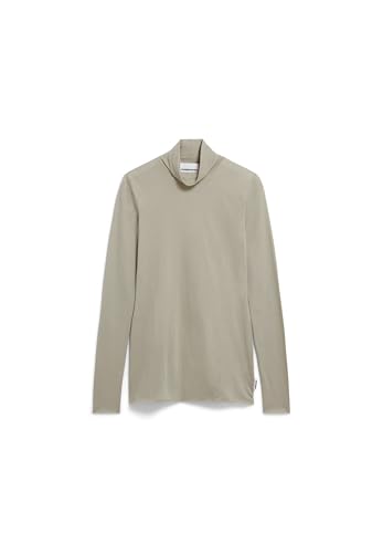 ARMEDANGELS Damen Longsleeve aus Bio-Baumwolle GRAZILIANAA Soft Slim Fit Light Sage von ARMEDANGELS